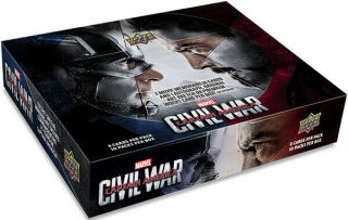 Captain America Civil War Factory Trading Card Box