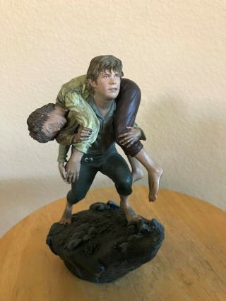 Sideshow Lord Of The Rings Frodo & Sam Mount Doom Sdcc Exclusive Weta 46/300