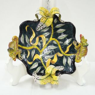 Ardmore Studio Ceramics Chameleon Design Dish Handmade Victor Langa 2012 917