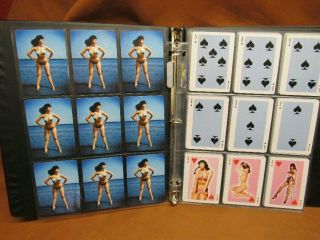 Bettie Page Complete Set Playing Cards Betty Color Pin - Up Girl Model Poker