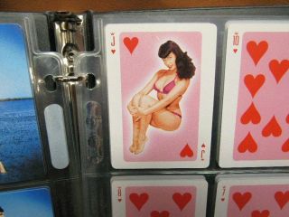 Bettie Page Complete Set Playing Cards Betty Color Pin - up Girl Model Poker 3