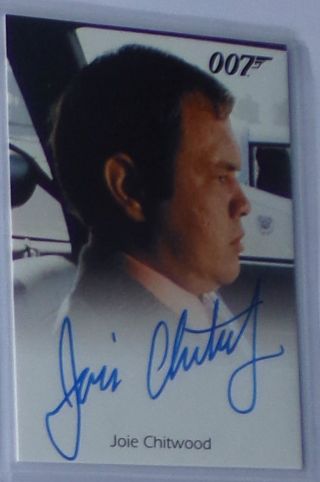 James Bond Archives 2015 Autograph Card