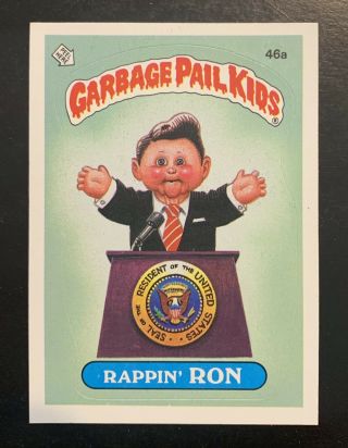 1985 Garbage Pail Kids 2nd Series 2 Rappin 
