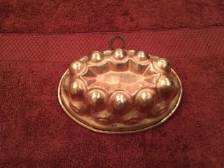 Antique Victorian Copper Jelly Mold/mould