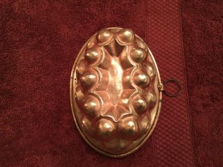 Antique Victorian Copper Jelly Mold/Mould 2