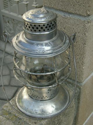 Colorado & Southern 1908 A&w Tall Globe Bell Bottom Railroad Lantern Tinny