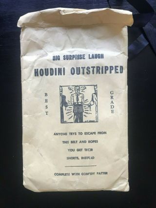 Houdini Outstripped by U.  F.  Grant - rare vintage magic trick - George McAthy 2
