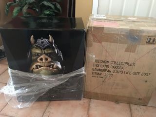 Sideshow Collectibles Life Size Star Wars Gamorrean Guard Bust Full Size 1:1 10
