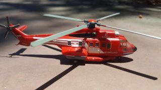1/144 Scale Airbus As - 332 Puma Japan Fire / Rescue Helicopter Model
