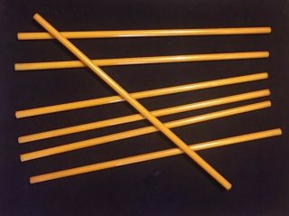 Bakelite Rod Catalan Rod.  5 Diameter By 20 Inches Long - No Veins - No Cracks
