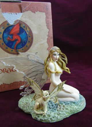 Dragonsite Nene Thomas " Amber " Nt106 Limited Edition 1594 / 1800 Fairy And Cat