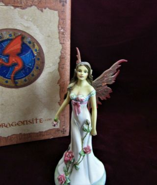 Dragonsite Nene Thomas Spring Faery Nt140 Collectible Fairy Figurine Roses
