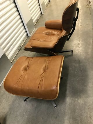 1970s Eames Lounge Chair Made In California carmel color (in Rohnert Park,  Ca. ) 4