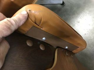 1970s Eames Lounge Chair Made In California carmel color (in Rohnert Park,  Ca. ) 9