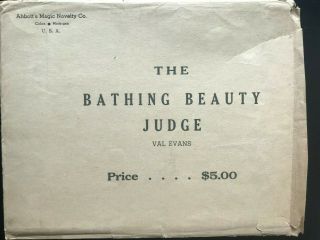 The Bathing Beauty Judge by Abbott ' s / Van Evans - vintage magic trick 2