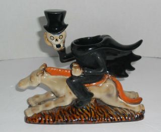2010 Yankee Candle Halloween Boney Bunch Ghost Rider Tea Light Headless Horseman