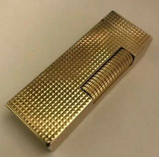 Dunhill Gold Hobnail Rollagas - Completely Overhauled