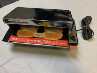 Vintage 1950s General Electric Automatic Toaster Model T36a With Instructions