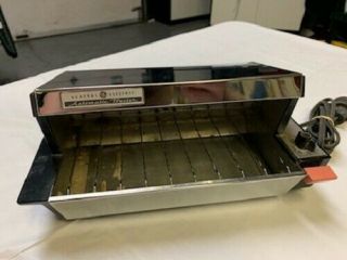 Vintage 1950s General Electric Automatic Toaster Model T36A with instructions 3