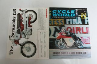 2 Honda Motorcycle Brochures