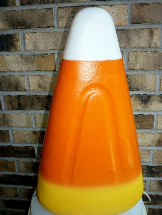 Vtg Candy Corn Halloween Thanksgiving Blow Mold Union Products