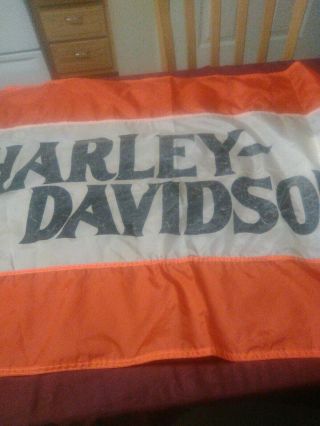 Vintage Harley Davidson Dealer Flag