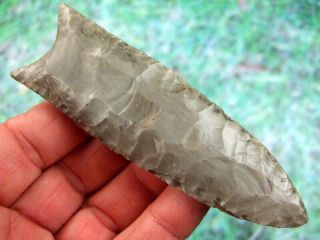 Fine 4 3/8 Inch G10 Tennessee Clovis Point With Arrowheads Artifacts