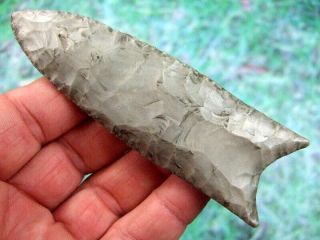 Fine 4 3/8 inch G10 Tennessee Clovis Point with Arrowheads Artifacts 3