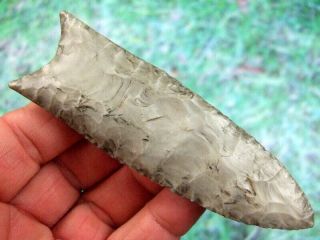 Fine 4 3/8 inch G10 Tennessee Clovis Point with Arrowheads Artifacts 4