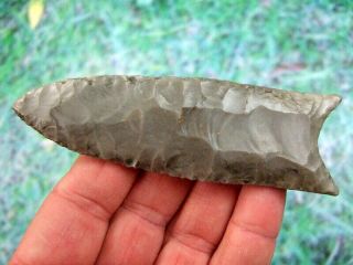 Fine 4 3/8 inch G10 Tennessee Clovis Point with Arrowheads Artifacts 6