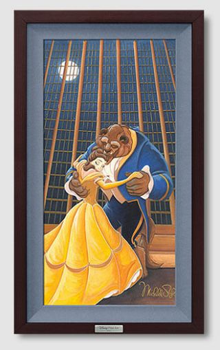 A Dance - Michelle St.  Laurent - Silver Series On Canvas Disney