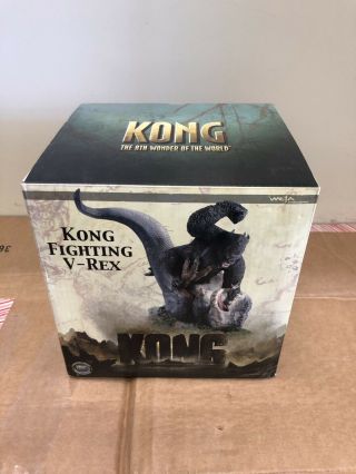 King Kong Fighting V - Rex Movie Statue Weta Nz Collectibles Limited Edition