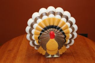 Vintage Union Products Don Featherstone Lighted Blow Mold 20 " Turkey Guc 1995