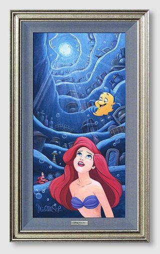World Up Above - Michelle St.  Laurent - Silver Series On Canvas Disney