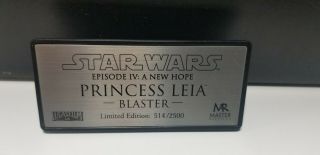 Master replicas Princess Leia Blaster Full size 2