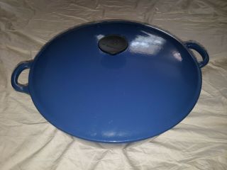 Le Creuset Blue Cast Iron Dutch Oven Round