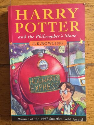 Harry Potter And The Philosopher’s Stone Paperback First Edition 36th Print Rare