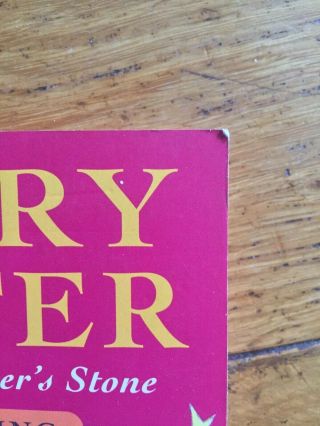 Harry potter and the philosopher’s stone paperback first edition 36th Print RARE 5