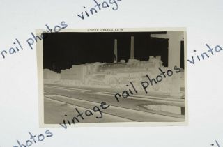 Railroad Negative Photograph Cpr Canadian Pacific Steam 4 - 6 - 4 2815 Toronto Ont.