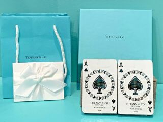 Rare Tiffany & Co.  Playing Cards 100 Authentic Designed For Top Client Gifting