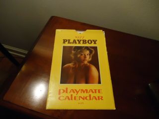 1977 Playboy Playmate Wall Calendar With Dust Jacket