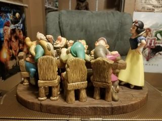Disney Wdcc Snow White And The Seven Dwarfs - " Soups On " 429 / 1,  937 Bonus Vhs