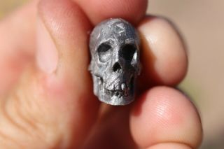 Gibeon Meteorite Skull 8.  5 grams ETCH 4