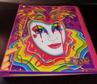 Lisa Frank Trends Trapper Keeper Mardi Gras Clown