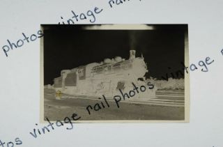 Railroad Negative Photograph Cpr Canadian Pacific Steam 4 - 6 - 0 840 Sudbury Ont.