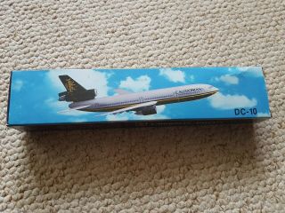 Caledonian Airways Dc10 Model Aircraft / Vintage / In The Orig Box / Rare