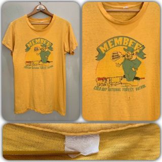70s Cold Bay Alaska National Forest Member T Shirt Wildeness Outdoors Paper Thin