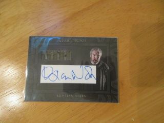 Game Of Thrones Inflexions Kristian Nairn As Hodor Archive Cut Autograph Relic