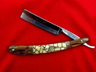 Awesome Shave Ready J.  A.  Henckels " 78 " Straight Razor Fancy Scales