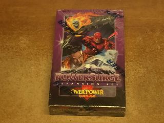 1995 Marvel Overpower Powersurge Expansion Set Box By Fleer